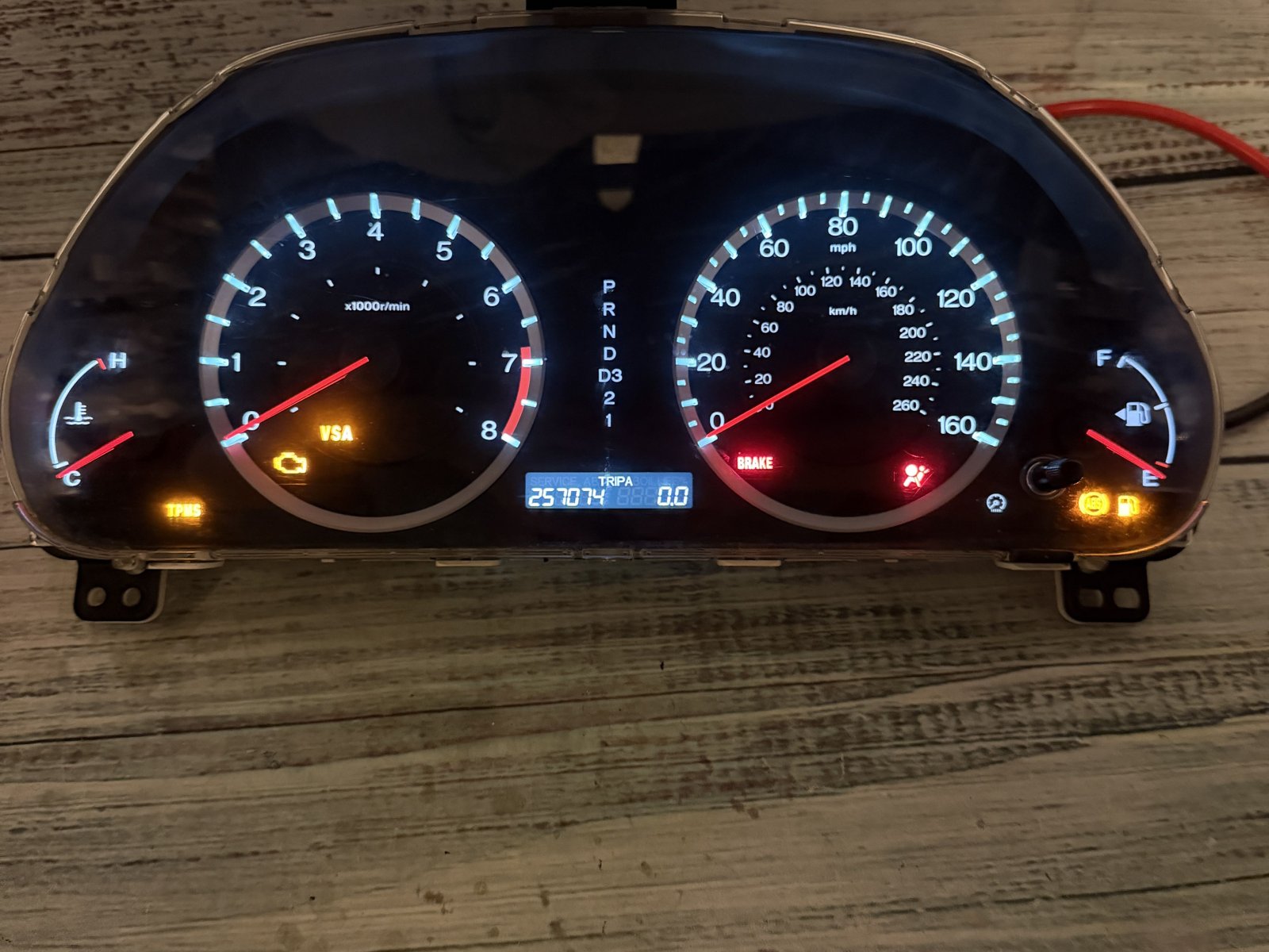 2010 Honda Accord Instrument Cluster Speedometer Gauge Dash OEM 257074 Miles