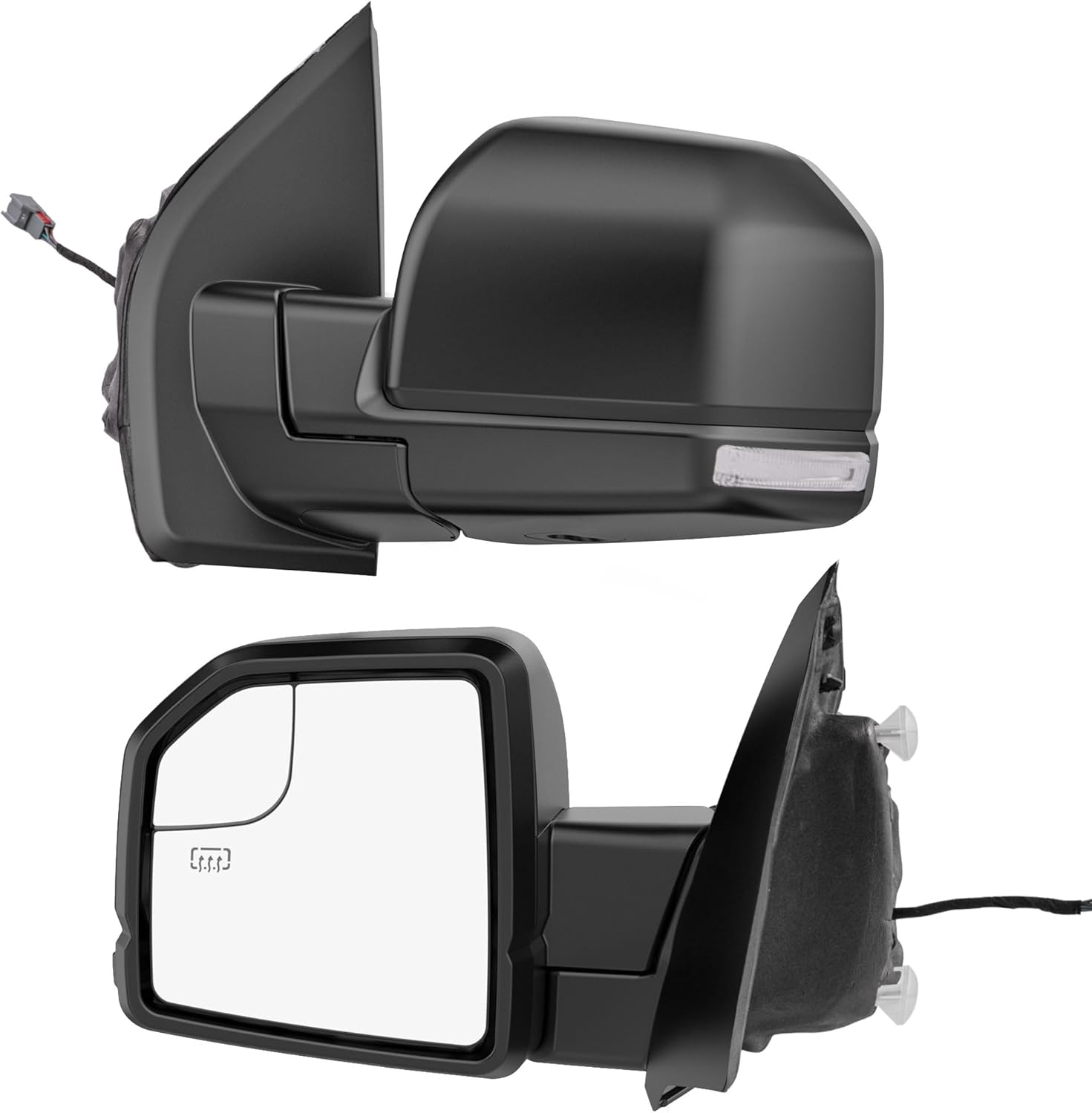 2015-2020 Ford F-150 Power Heated Tow Mirror Pair with LED Turn Signals