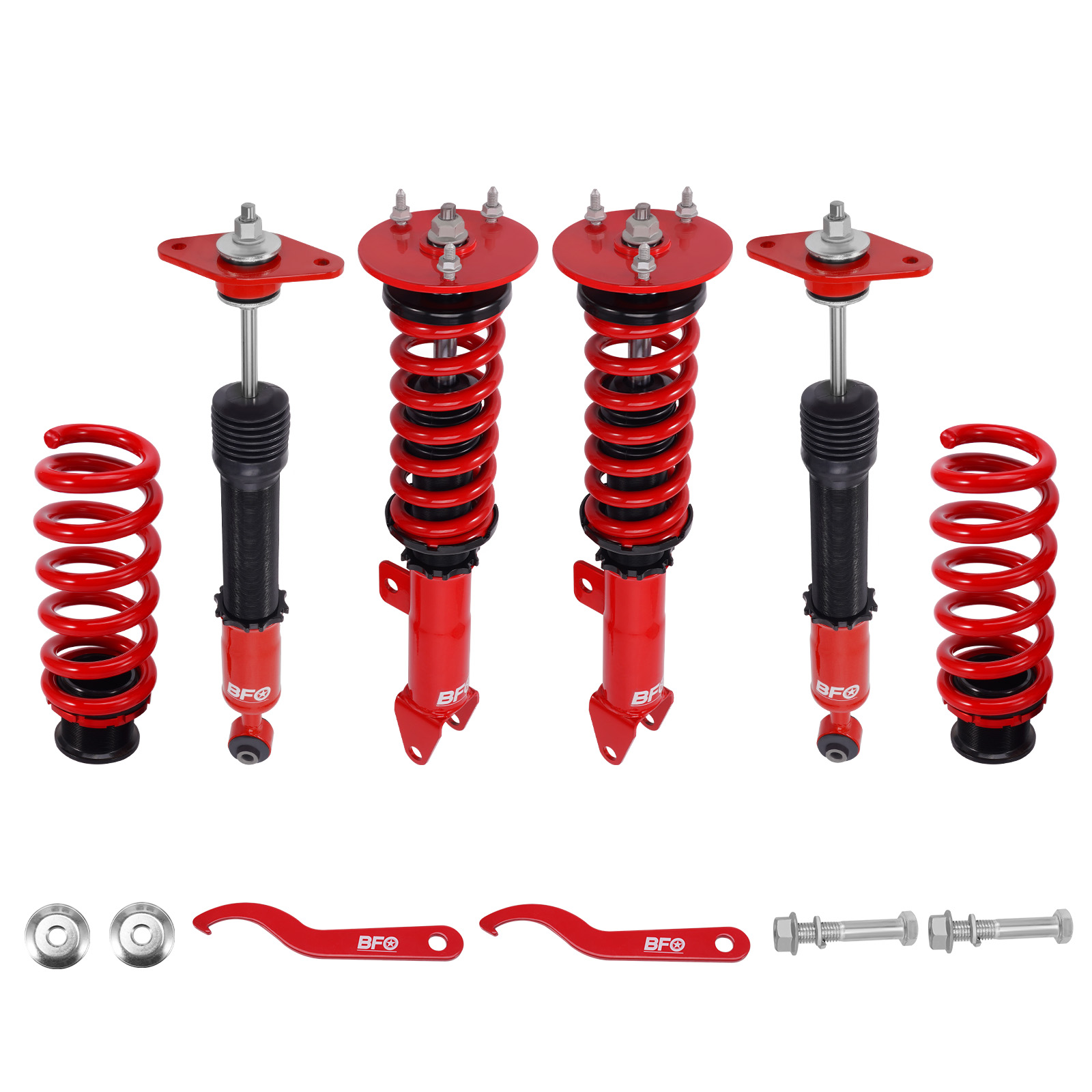 BFO Adjustable Coilover Lowering Kit — Chrysler 300 / 300C (LX RWD, 2005-2010)