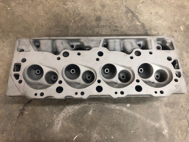 Three BBC 990 Rectangle Port Heads & New Manley Valves