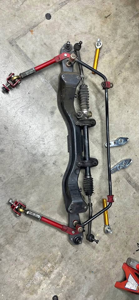 240z Rack and pinion with crossmember
