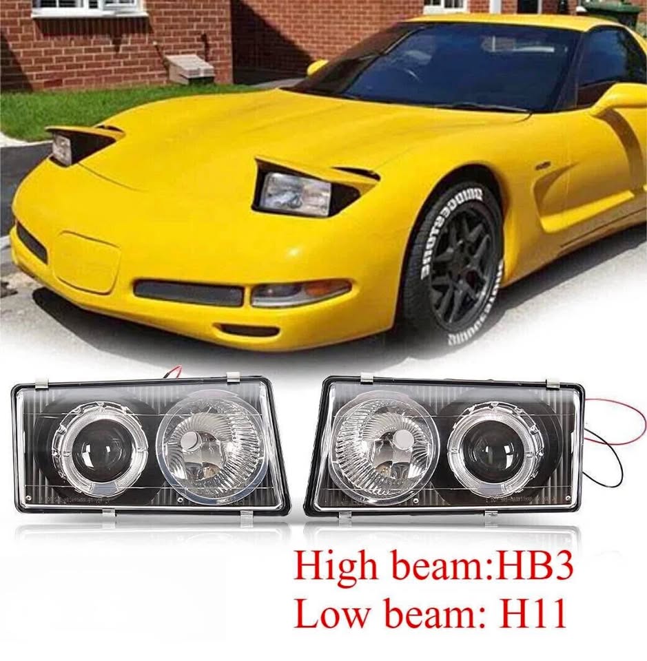 Corvette C5 Aftermarket LED headlights WITH ballasts