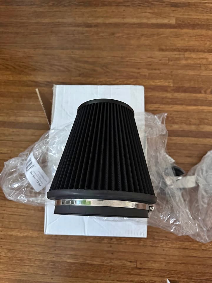 PRORAM 76mm (3") Large Cone Air Filter Kit w/ Velocity Stack & Coupling – Performance Upgrade