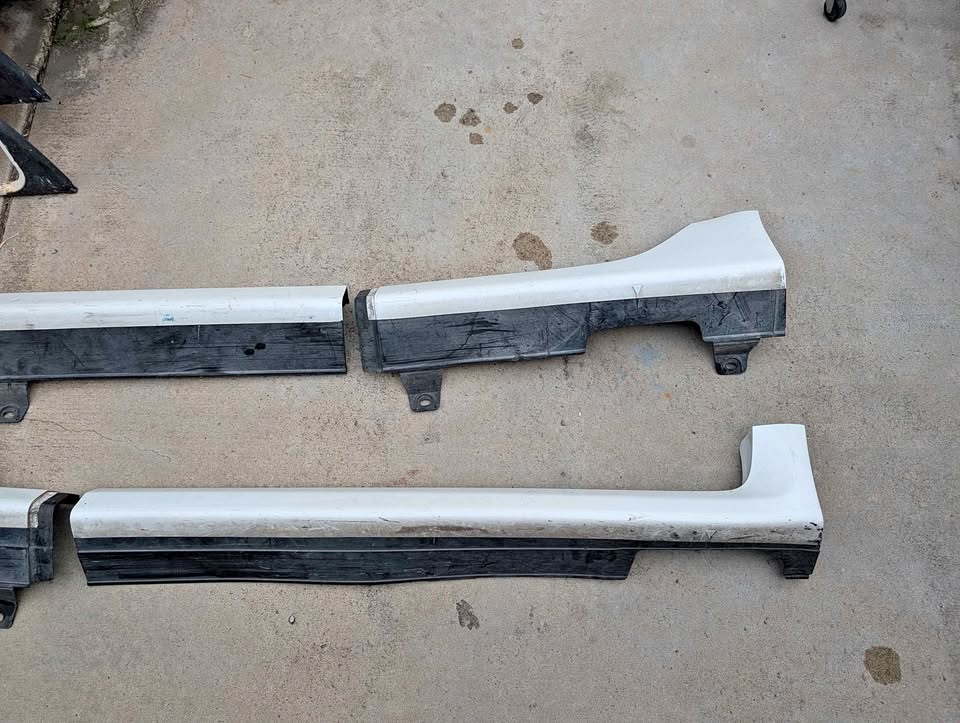 Acura TL OEM Side Skirts - Pair, White Diamond Pearl (2004-2008)