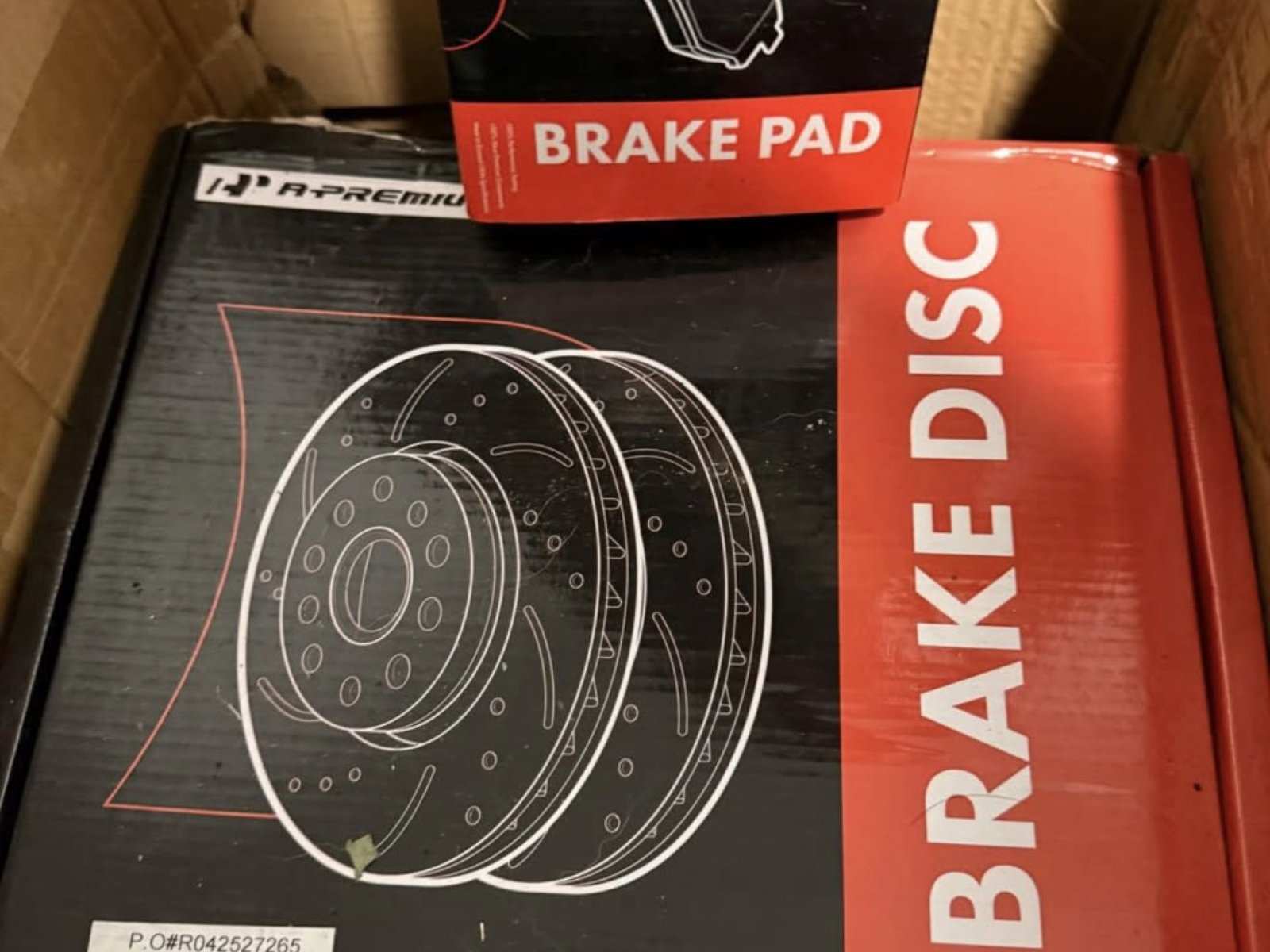 Rear Drilled and Slotted Disc Brake Rotors + Ceramic Pads Kit for Nissan