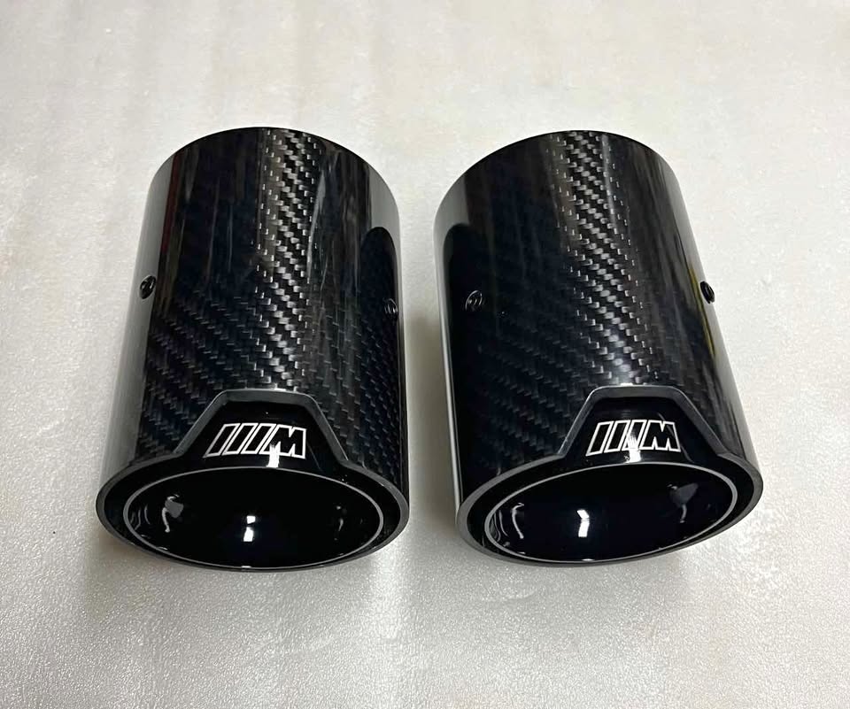BMW M Performance Real Carbon Fiber Exhaust Tips — F22/F30/F32 (335i 340i 435i 440i)