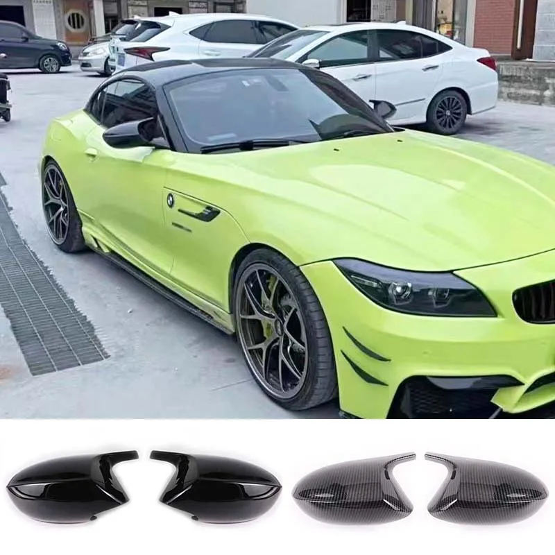 Gloss Black M-Style Mirror Cover Caps for BMW Z4 E89 (2009–2016) — Pair