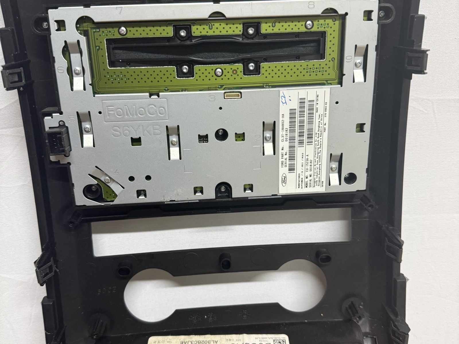 2012 Ford F-150 Stereo Face Plate